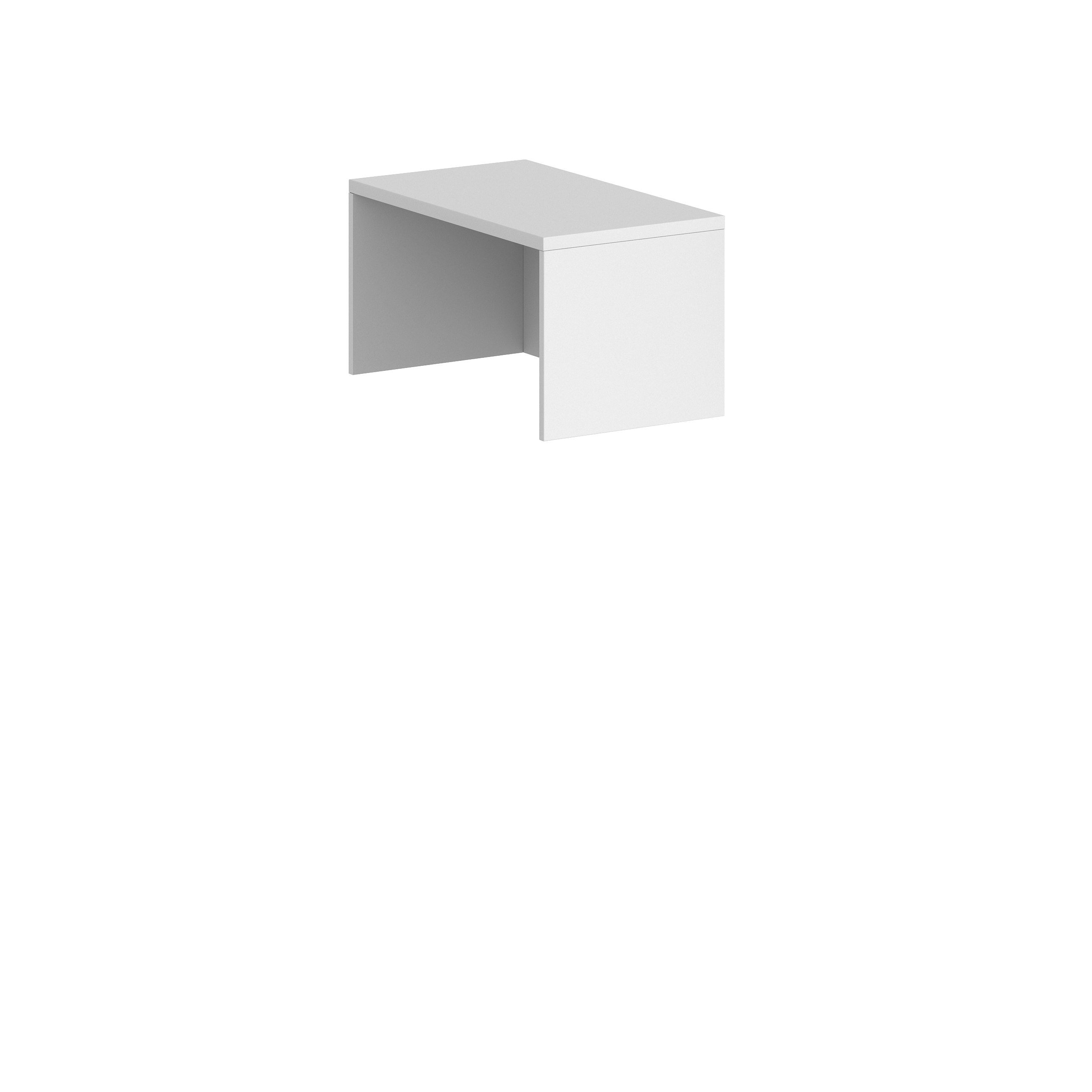 Надстройка тип 1 на тумбу-органайзер 600, 400х600х375 SG.911.WH