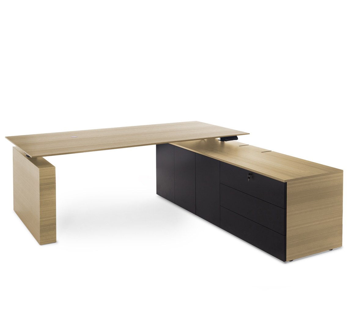 TESLA Стол письм. с тумбой DX