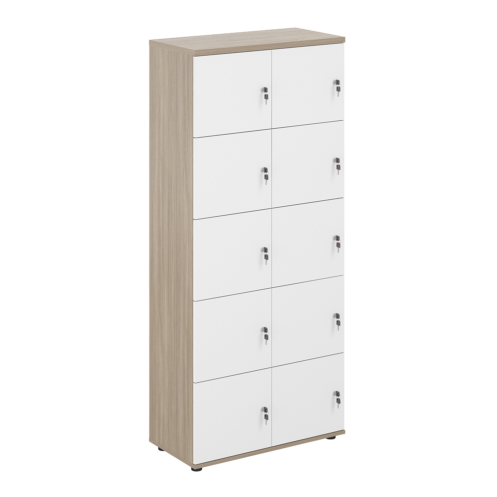 Локер 10 ячеек 800х400х1866 SG.820.OD.WH