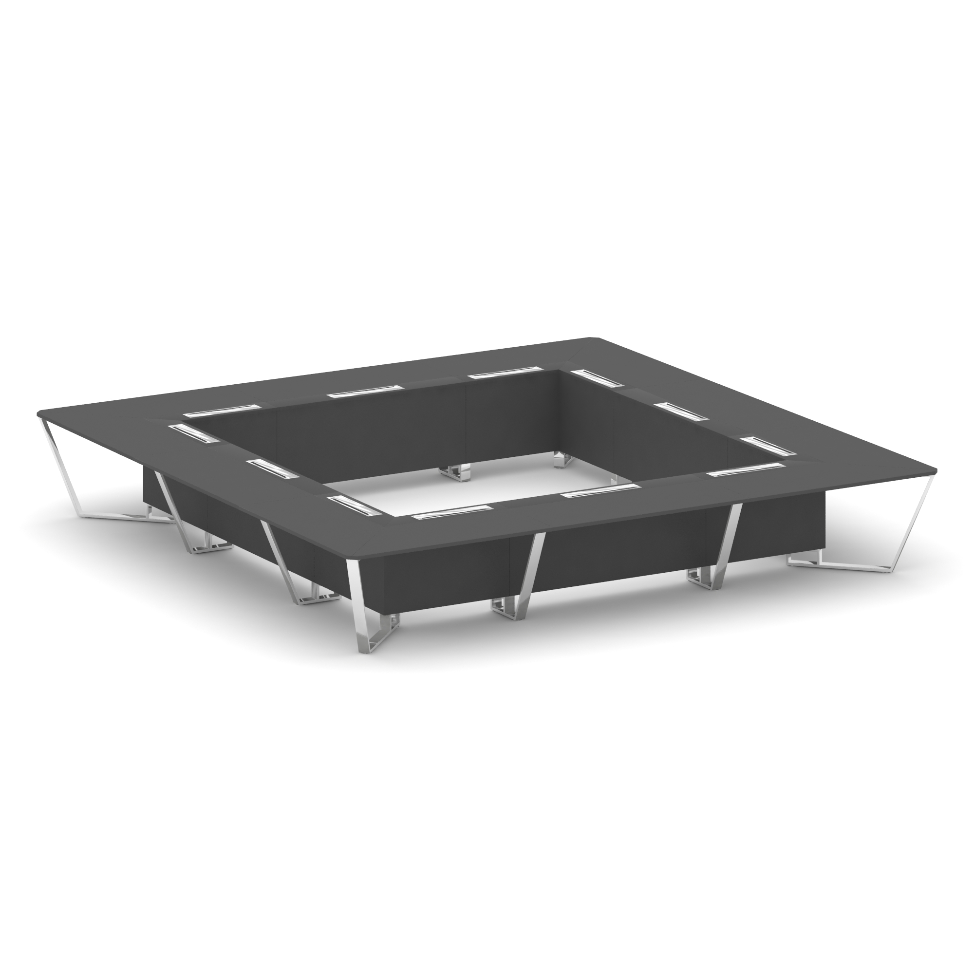 Steel Meet Стол переговорный квадратный MD-PR.B.SP-24K