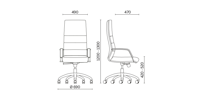 Кресло руководителя Body Executive