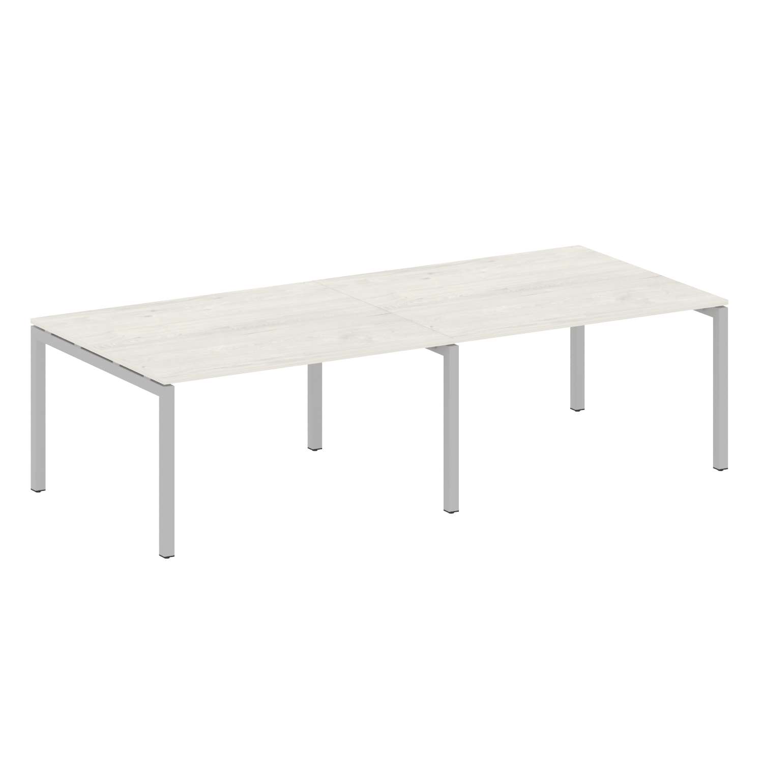 Metal System Quattro Переговорный стол (2 столешницы) на П-образном м/к 50БП.ПРГ-2.3