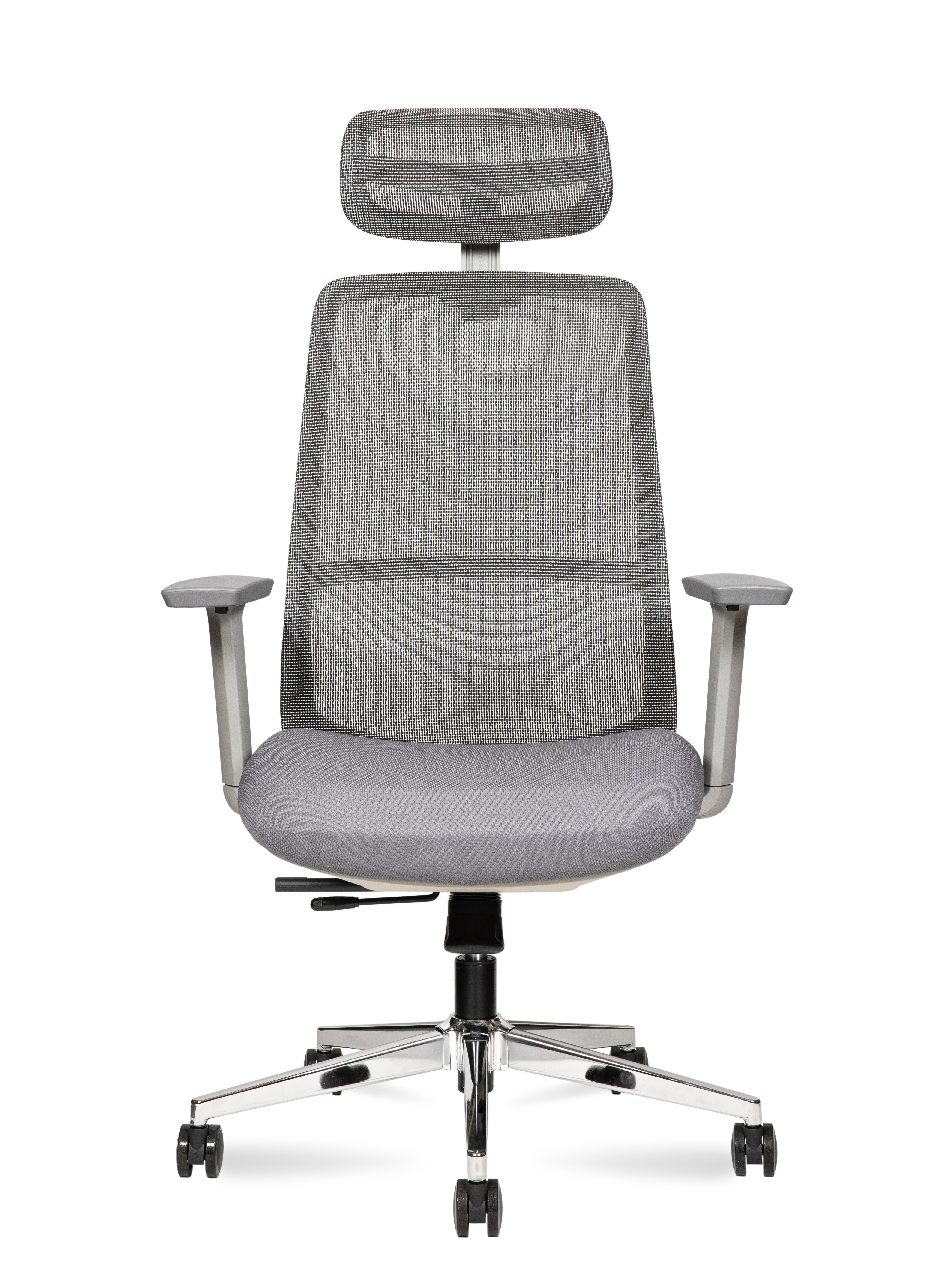 Кресла Некст грэй хром / Next grey chrome