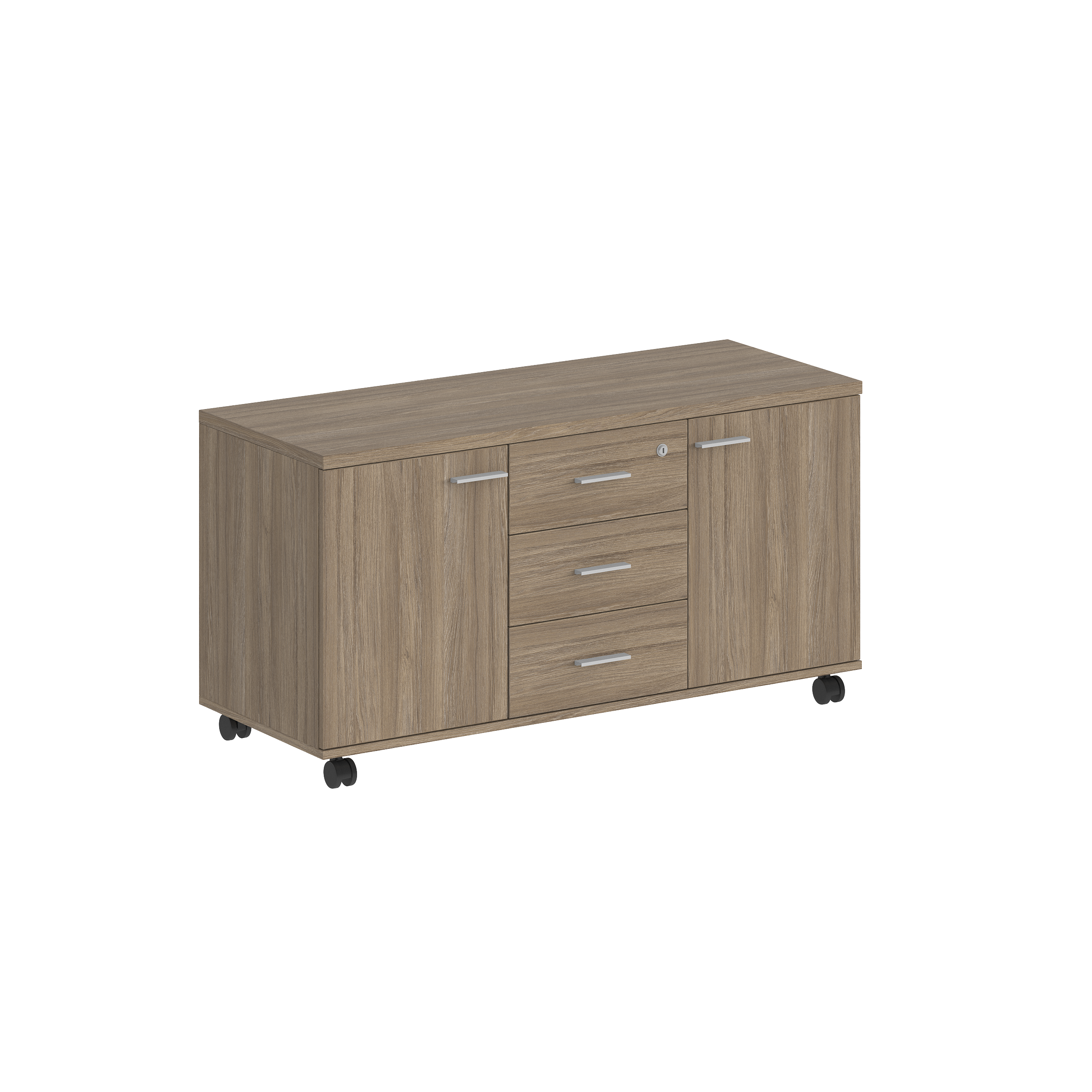 Тумба сервисная с 3 ящ. 1204х460х619 (метаб), с замком, 2 фасадами SG.621.OD.OD.M