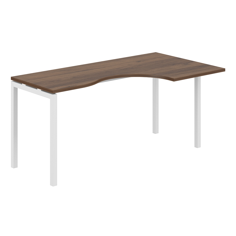 Стол эргономичный 1600х900х750 правый МК40х40 SG.232.DM.44.WH.R