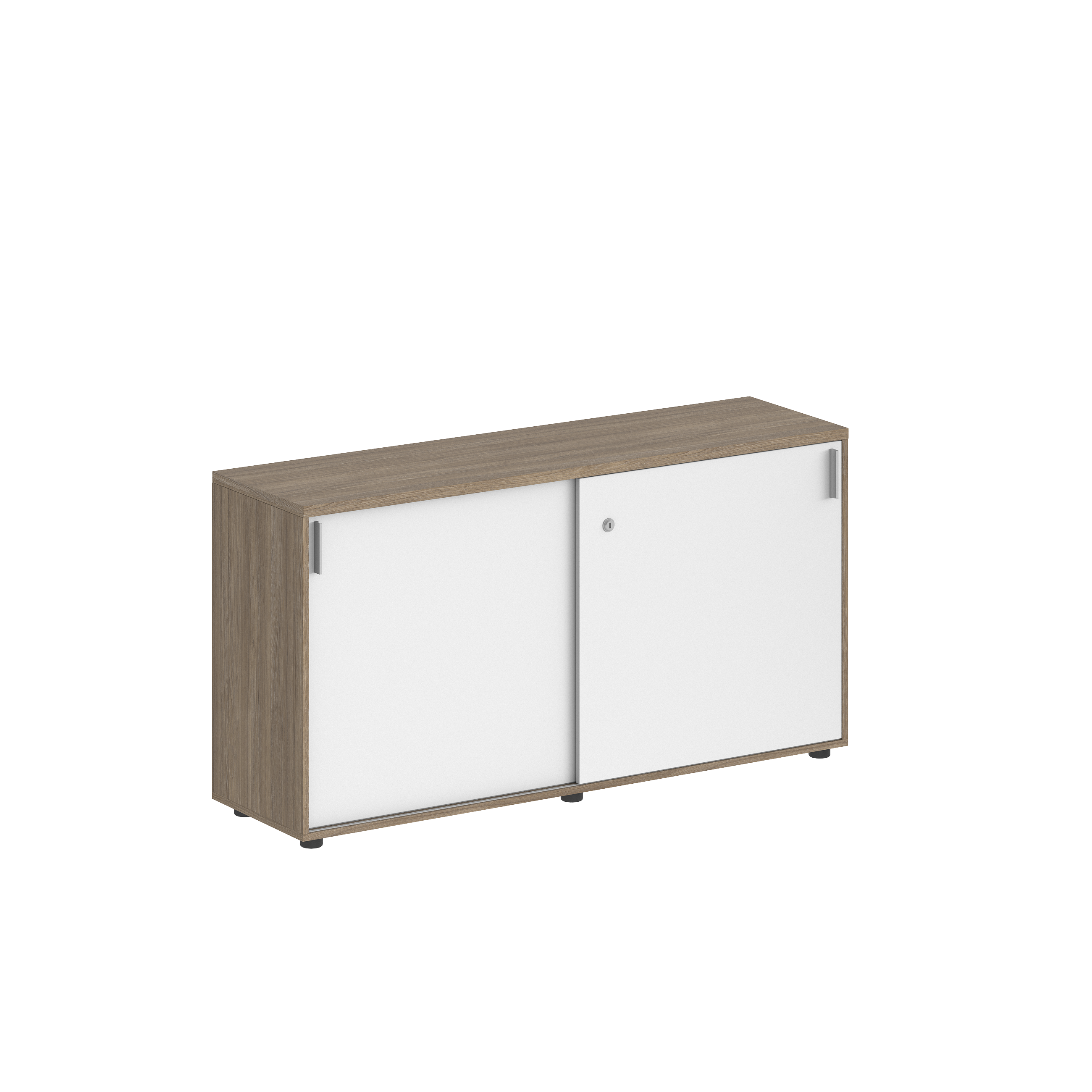 Шкаф купе 1638х400х750 низкий, с замком SG.703.OD.WH