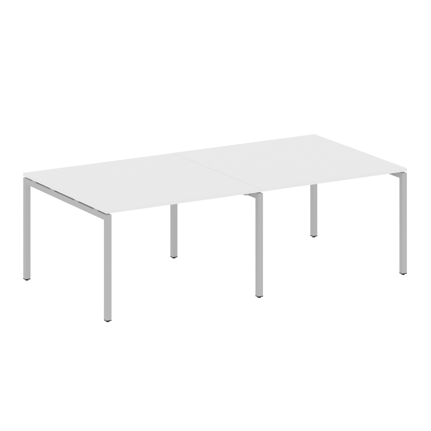 Metal System Quattro Переговорный стол (2 столешницы) на П-образном м/к 40БП.ПРГ-2.2