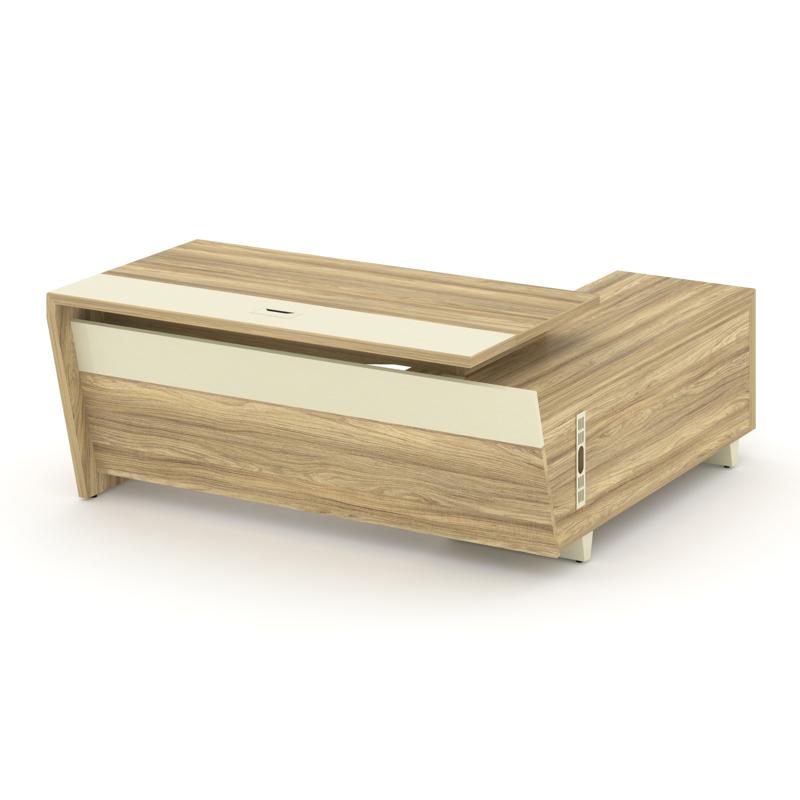 Corner Стол руководителя с тумбой COR.SRT-18 (L) 1800*1800*750