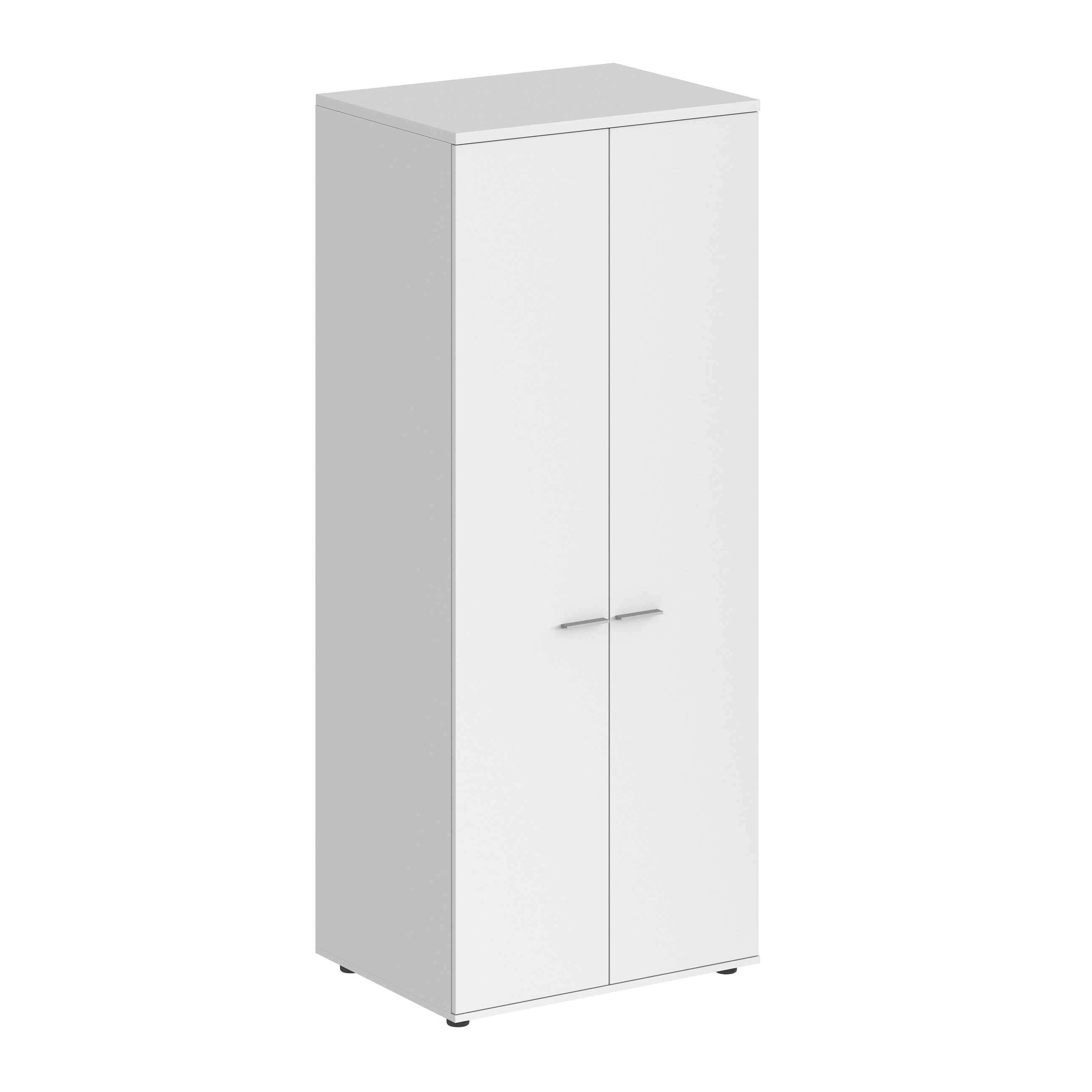 Гардероб 800х600х1955, з.ст HDF SG.822.WH.WH