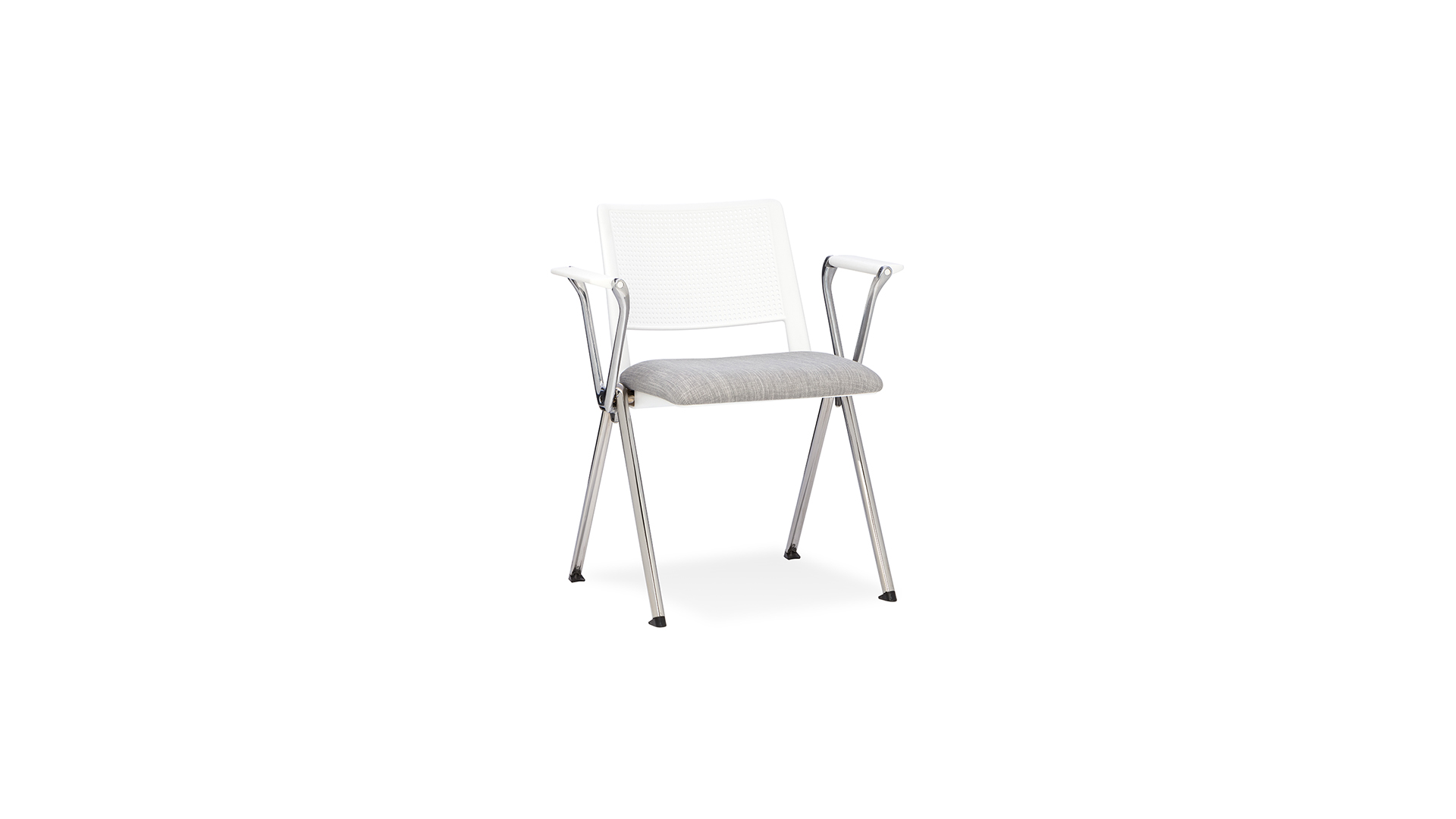 Стул Teo с элементами из белого пластика