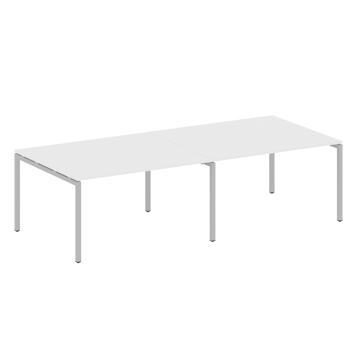 Metal System Quattro Переговорный стол (2 столешницы) на П-образном м/к 40БП.ПРГ-2.3