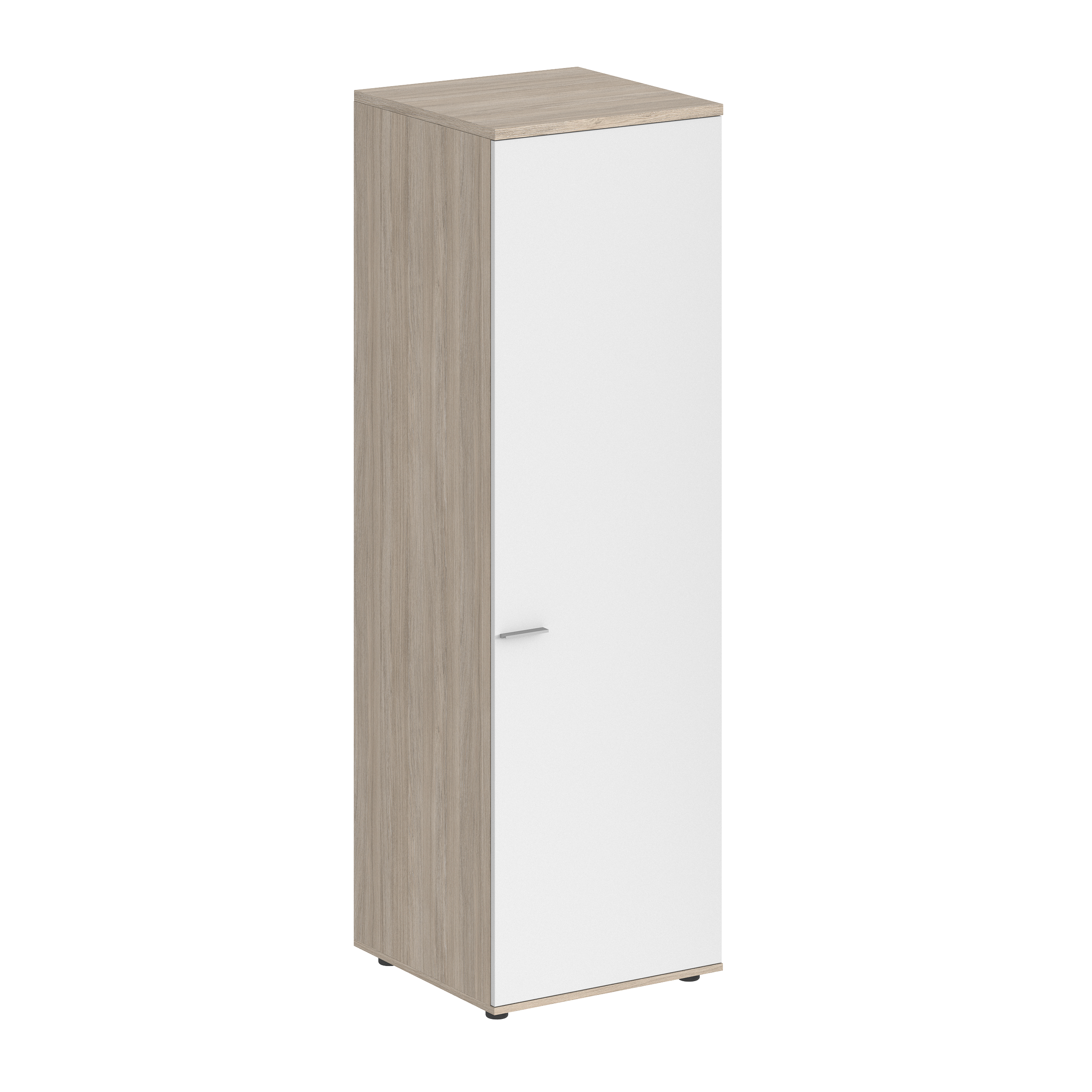 Гардероб 600х600х1955, з.ст ЛДСП 16 мм, правый SG.826.OL.WH.R