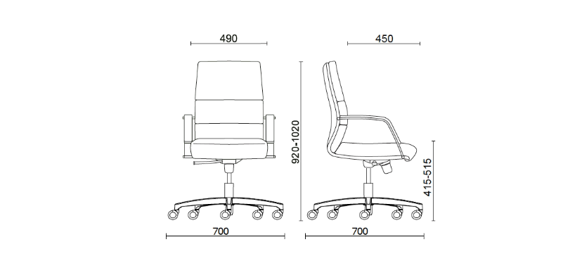 Кресло Body Manager Medium back