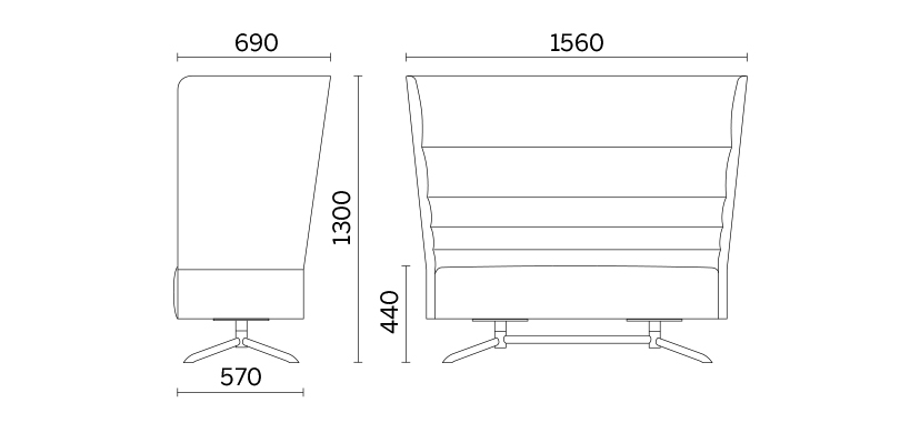 Мягкое кресло Cell128-7