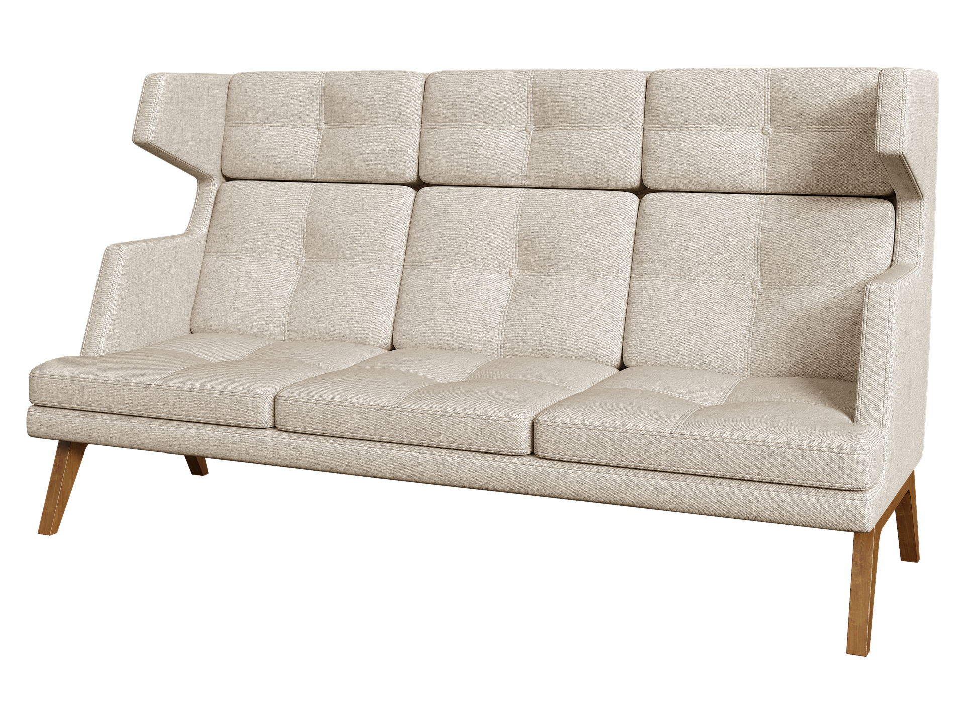 Диван 3-местный высокий Беверли Bev3H