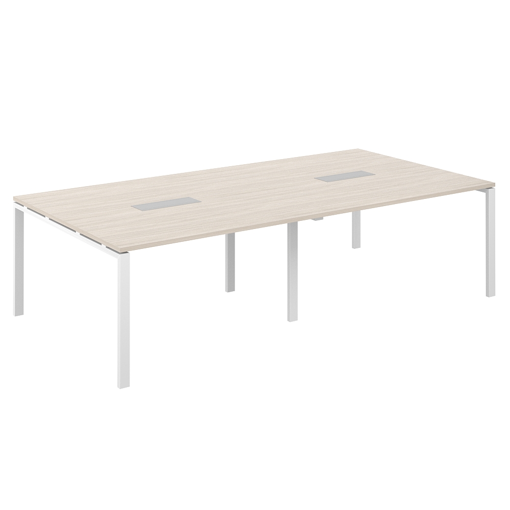 Стол переговорный 2800х1438х750 МК60х30 SG.275.OL.63.WH