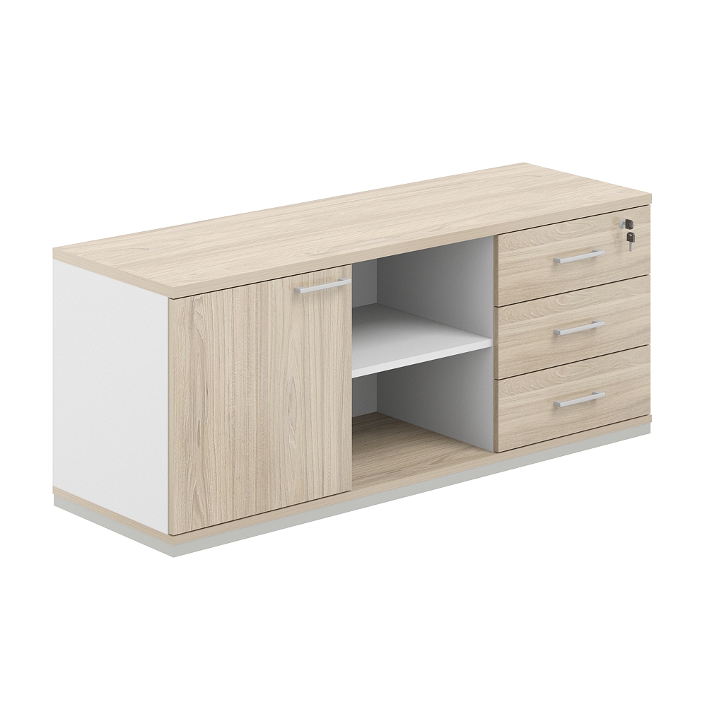 Тумба сервисная 1438х462х584 с замком AG.293.WH.AR.AR