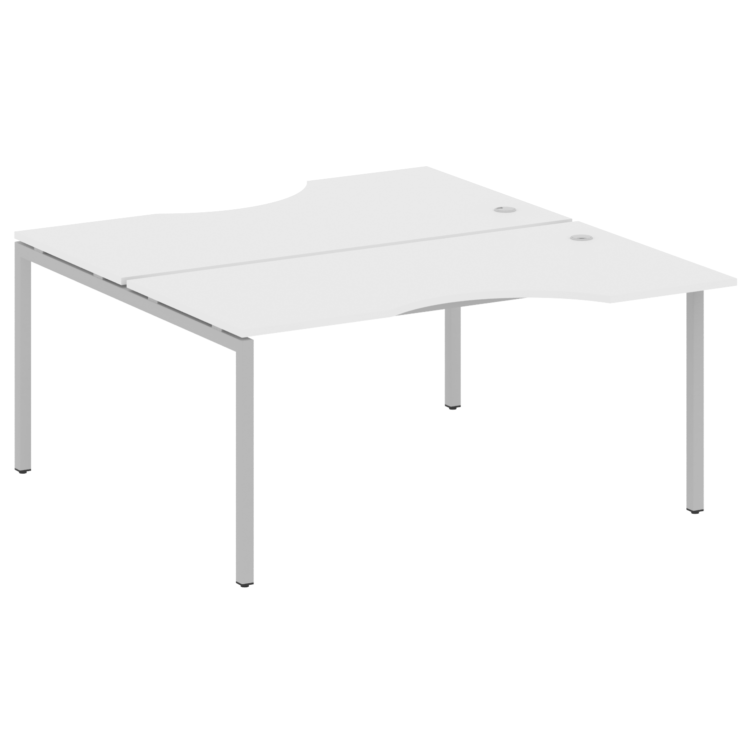 Metal System Quattro Рабочая станция криволинейная на П-образном м/к 40БП.РАС-СА-2.1