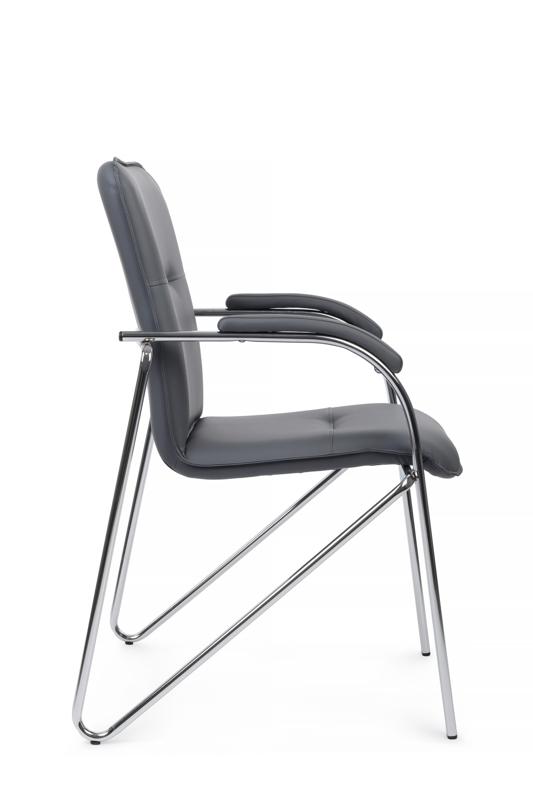 Стул Самба с мягкими подлокотниками SMB-01H Хром гальв.