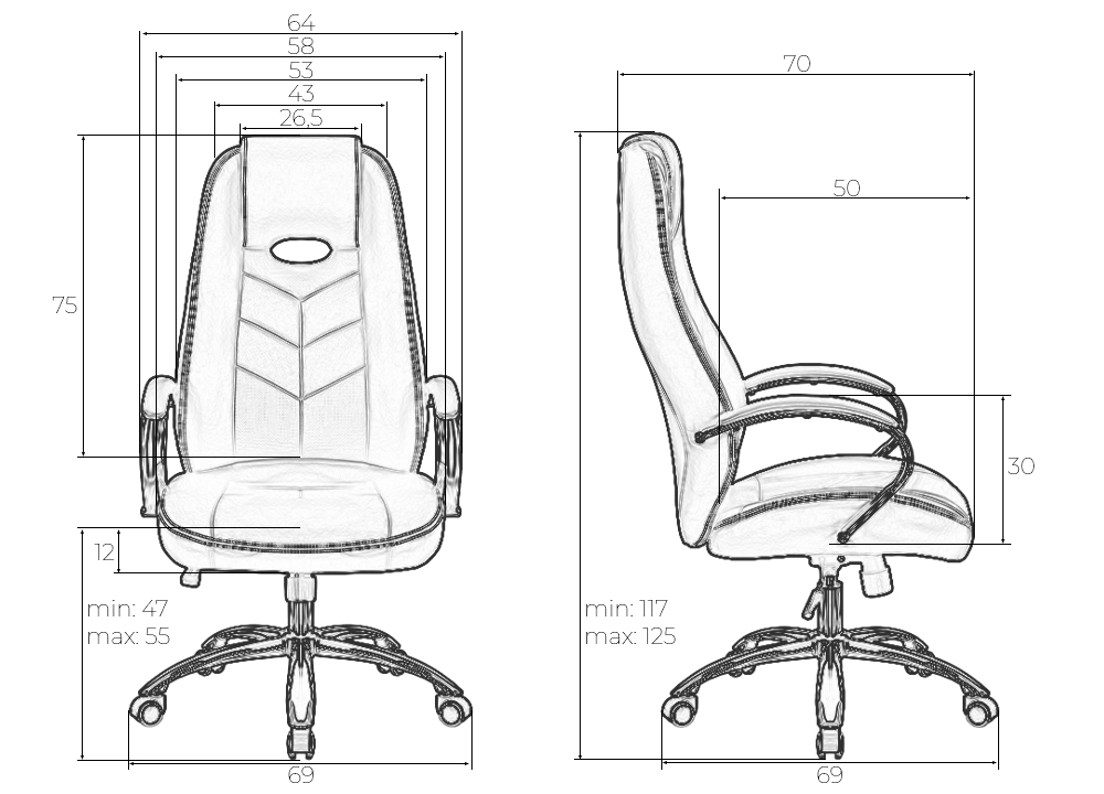 Офисное кресло DOBRIN TOBIAS