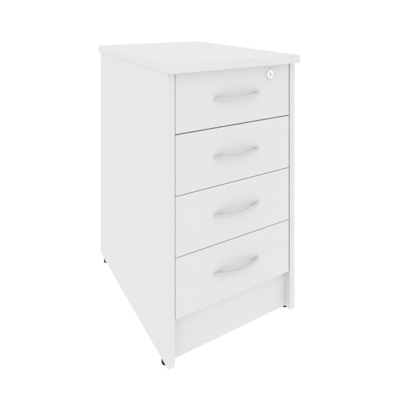 Riva Тумба приставная с фолдингом (4 ящика, с замком) А.ТП-4.1F-S 412*600*750