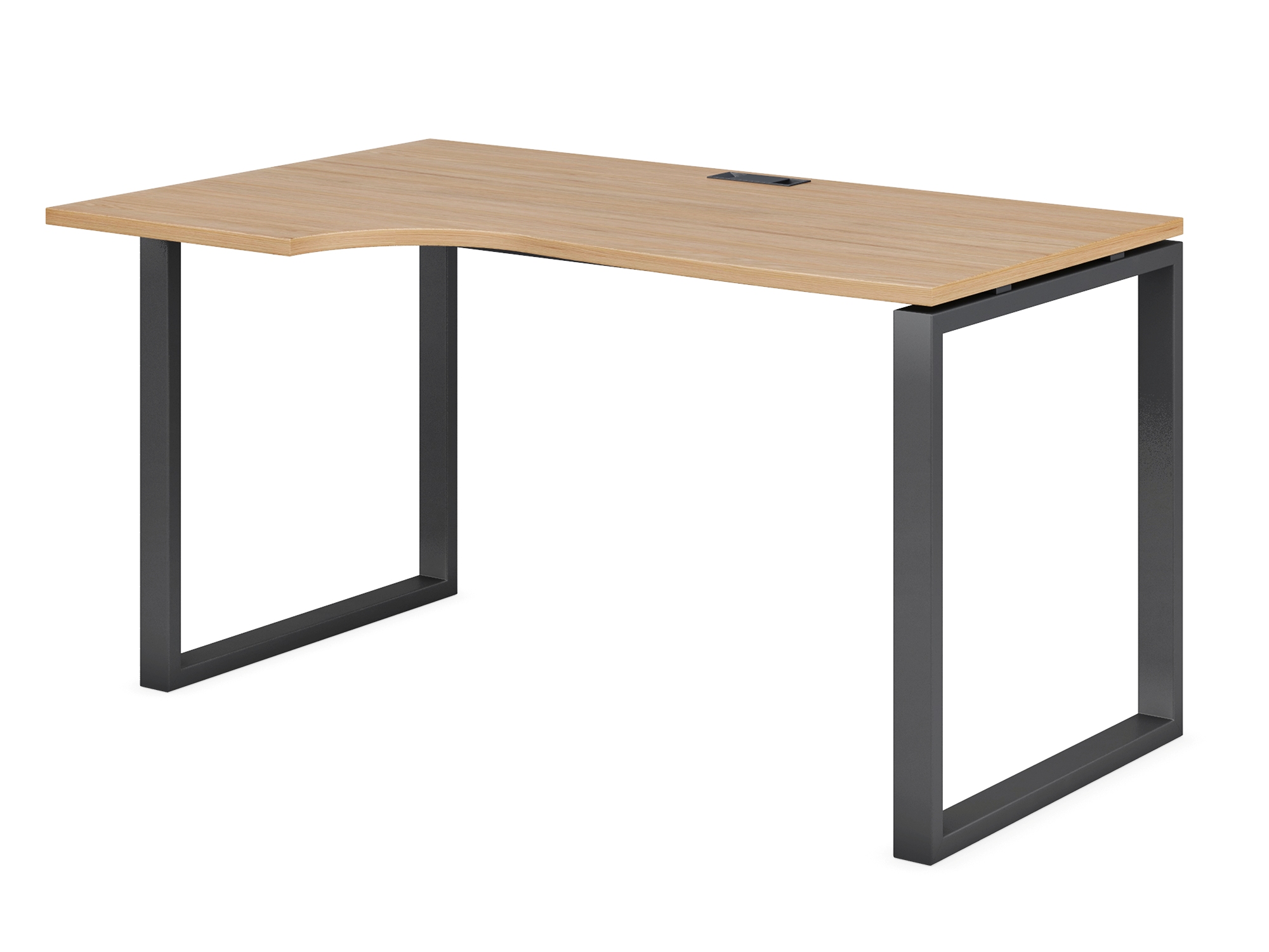 Стол криволинейный 1,4м. левый на О образном м/к 60х30 гл. 700/900 EVL106SX/О/60*30