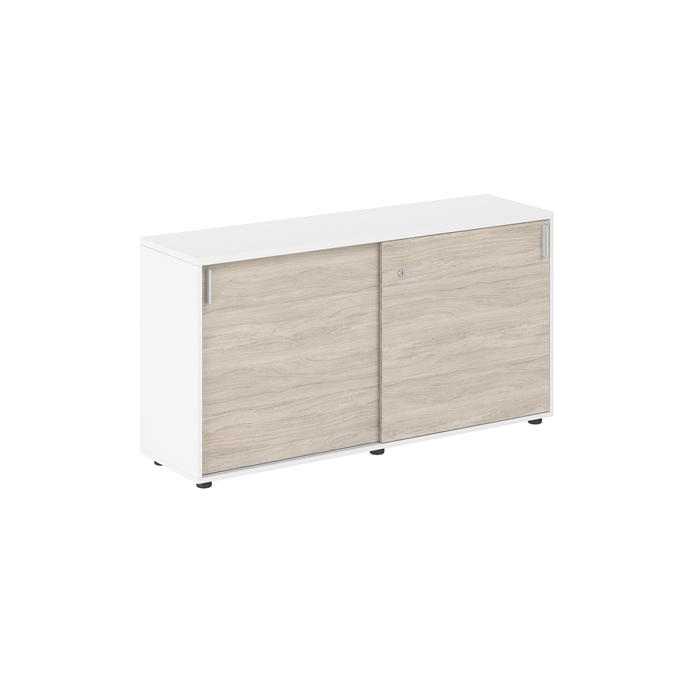 Шкаф купе 1438х400х750 низкий, с замком SG.702.WH.OL
