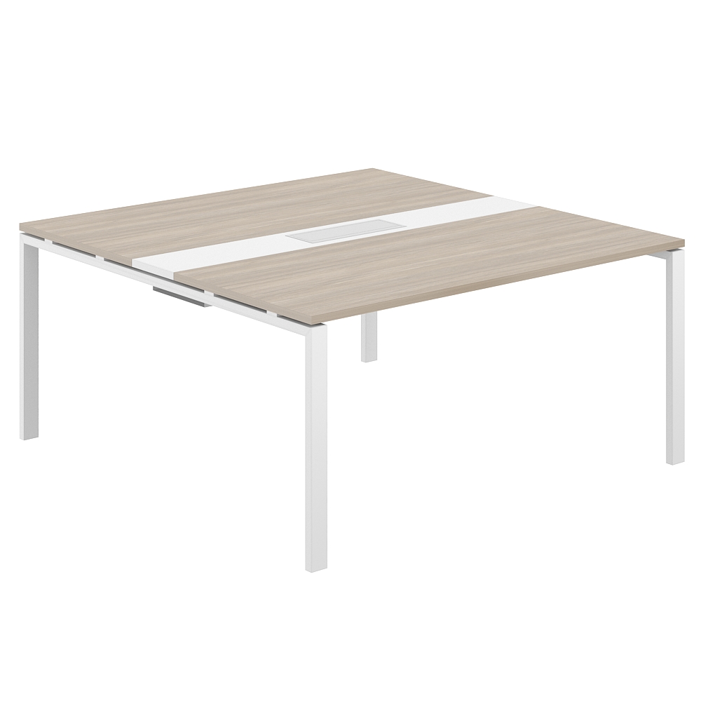 Стол переговорный комбинированный 1600х1638х750 МК60х30 SG.283.OD.63.WH.WH