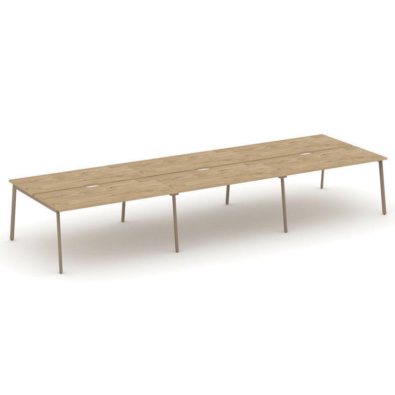 Estetica Рабочая станция 6 мест ES.D.RS-6.4-VP 4740*1500*750