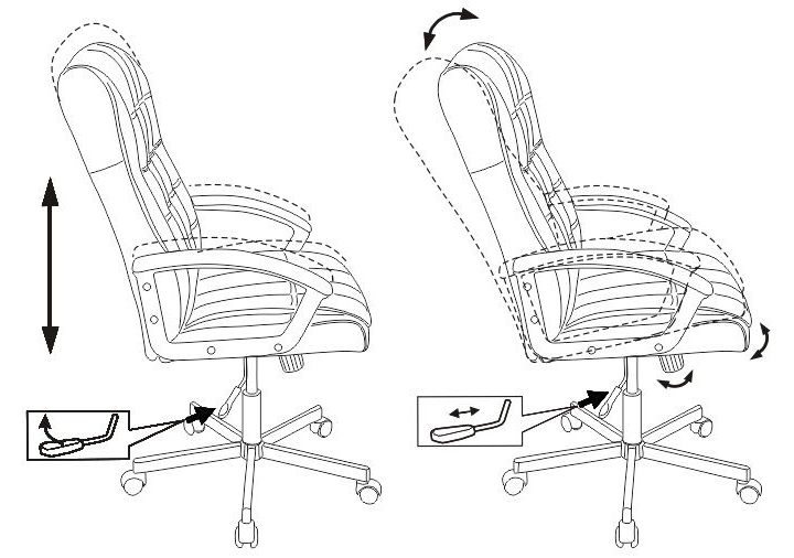 Кресло руководителя Бюрократ CH-823AXSN