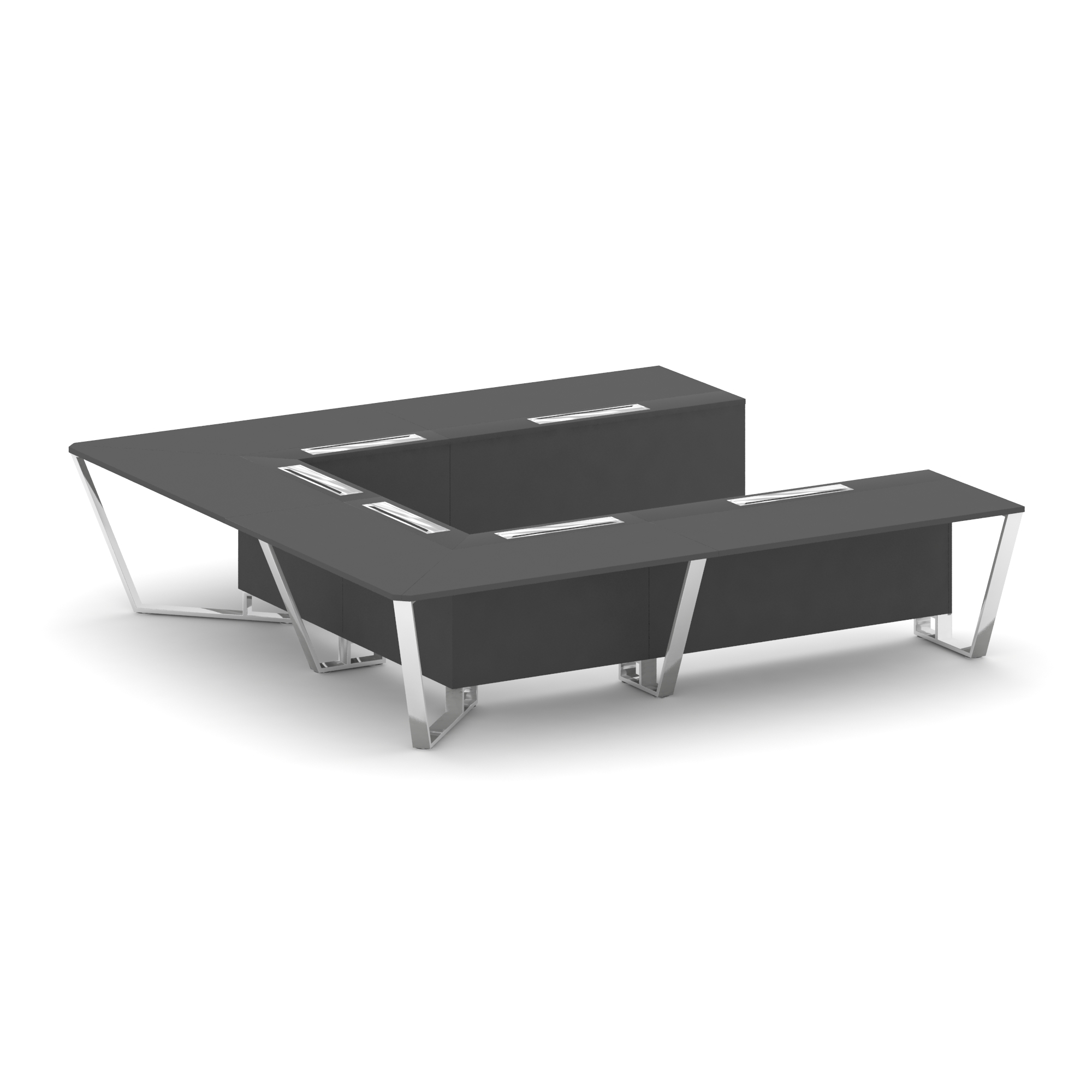 Steel Meet Стол переговорный П-образный MD-PR.B.SP-11P