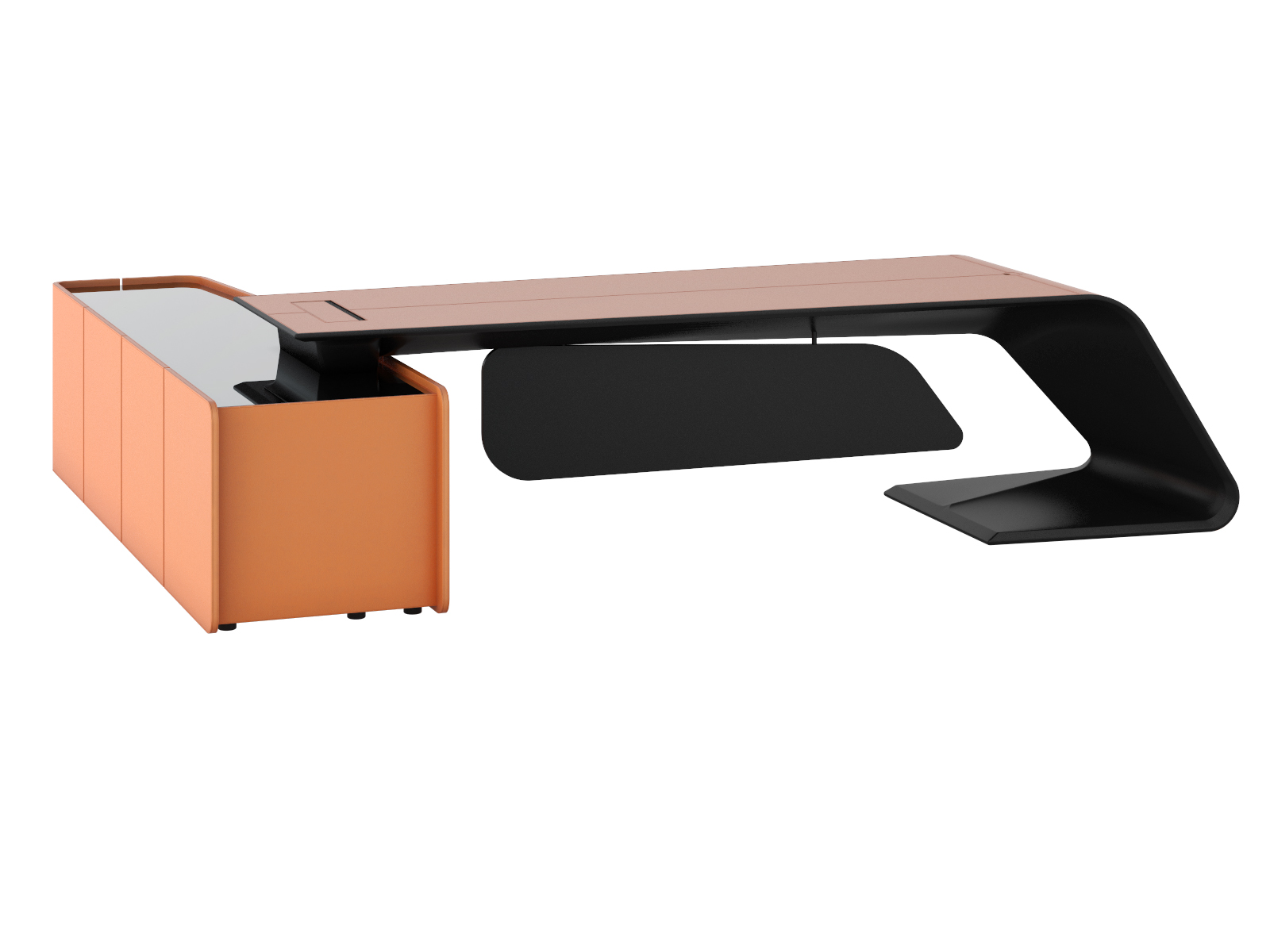 Стол письменный Bugatti BJD-3024S-R 3,06м. правый BJD-3024S-R