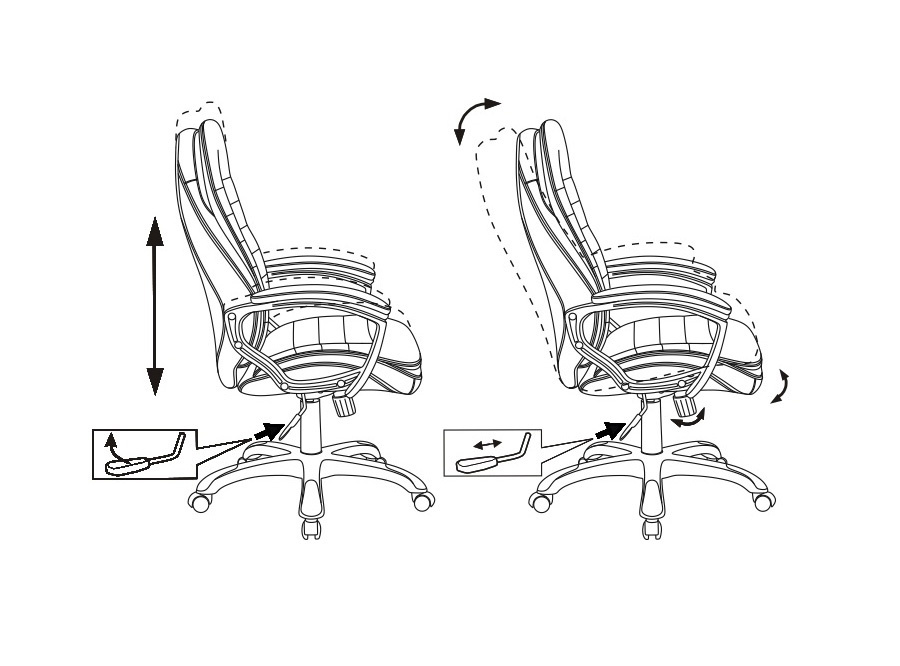 Кресло руководителя Бюрократ T-9950LT
