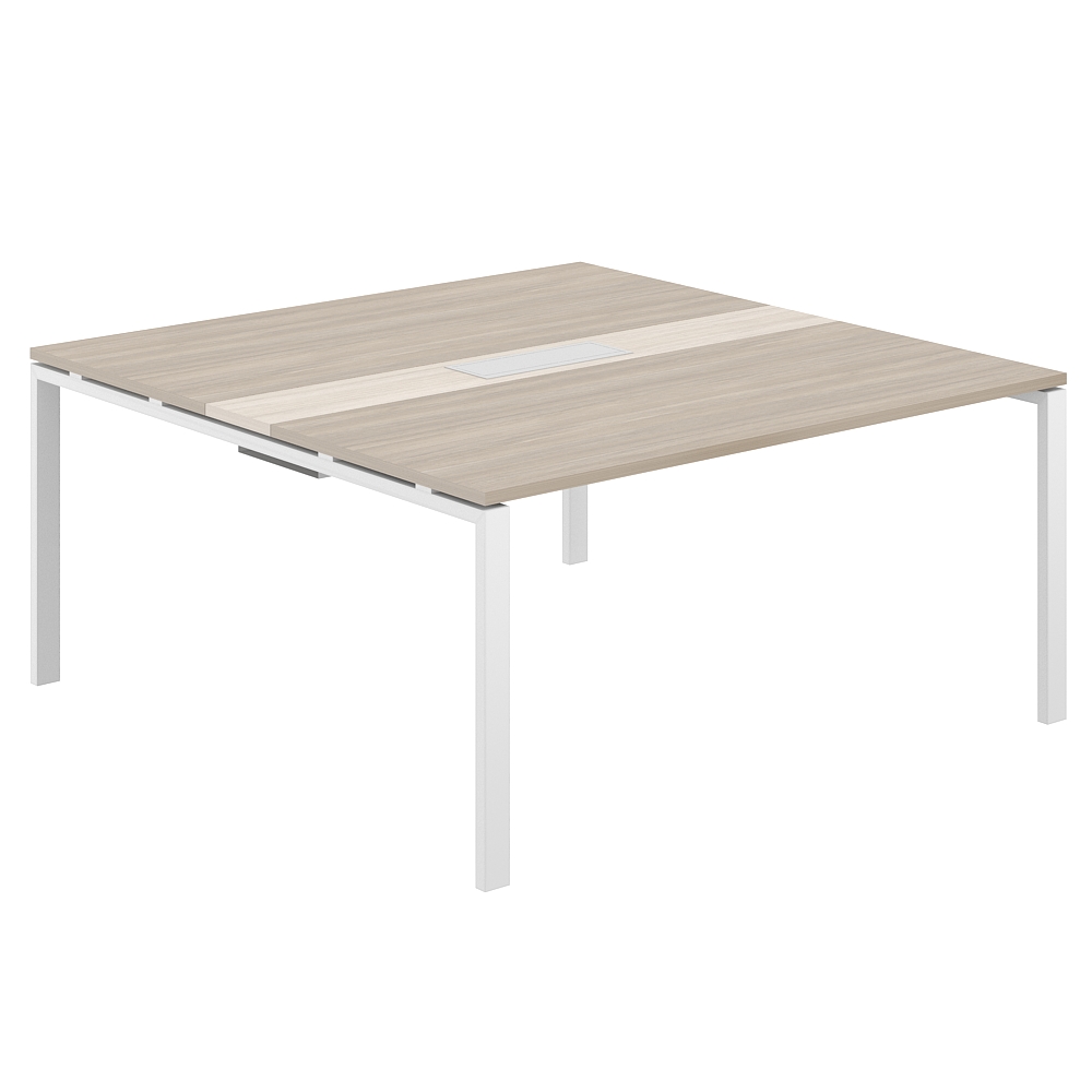 Стол переговорный комбинированный 1600х1638х750 МК60х30 SG.283.OD.63.WH.OL