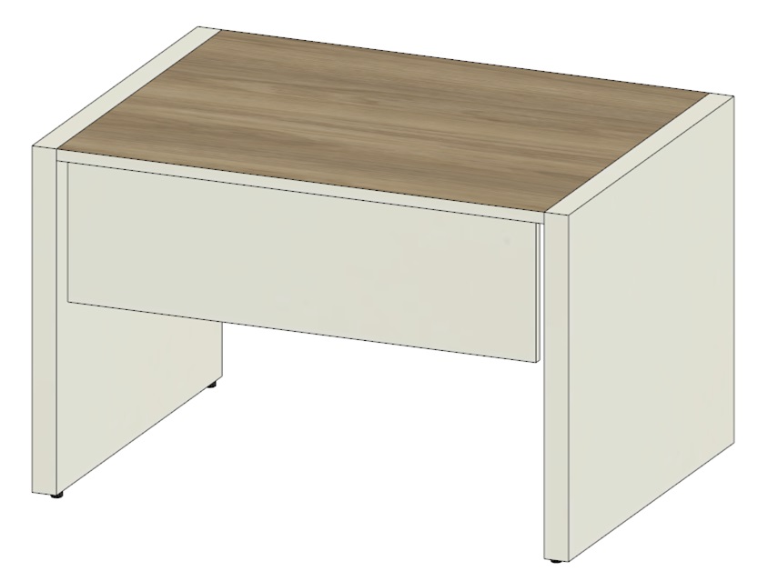 Стол с опорами 1300х800 CLF112