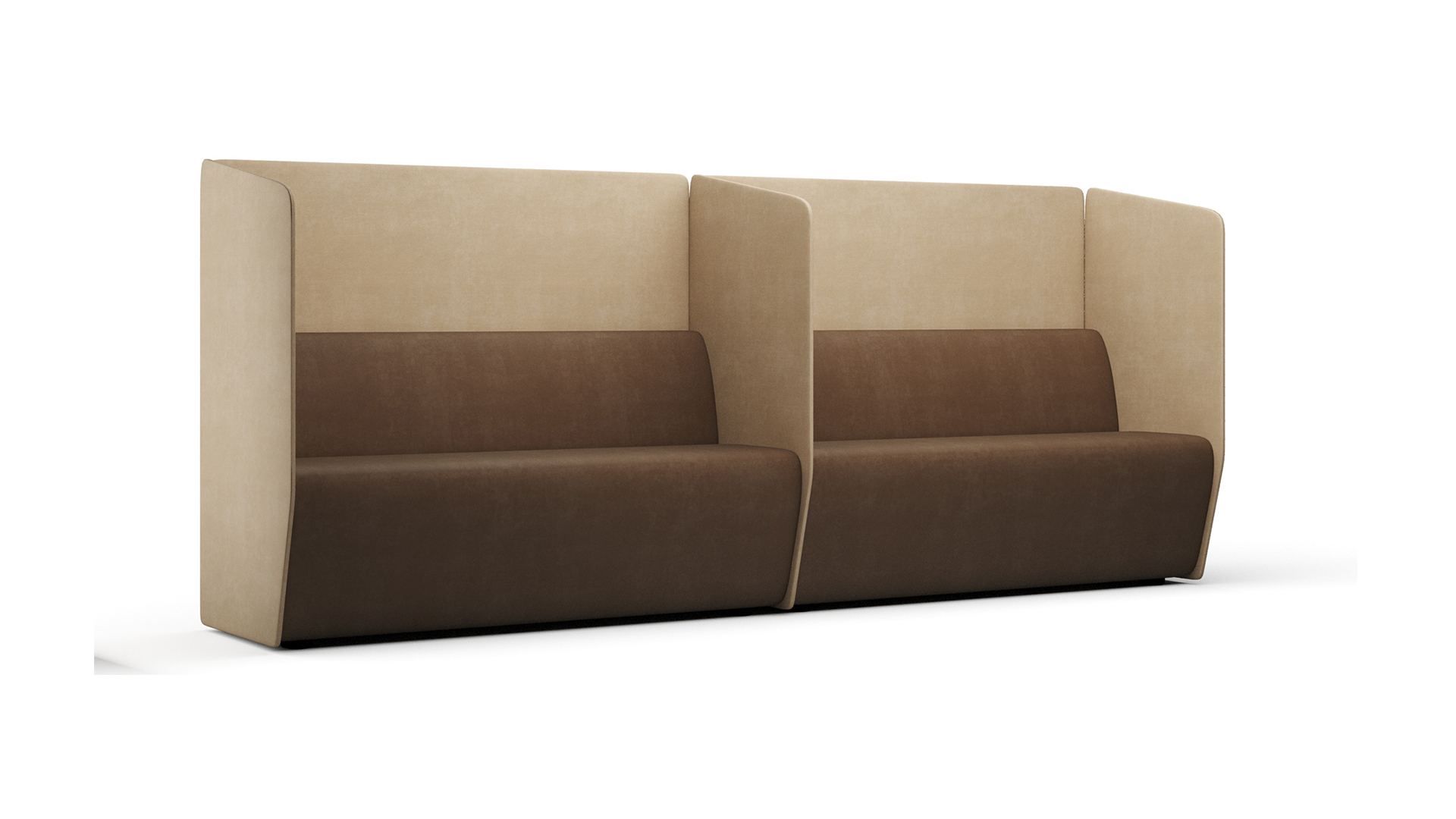 Модульный диван Utah с высокой спинкой