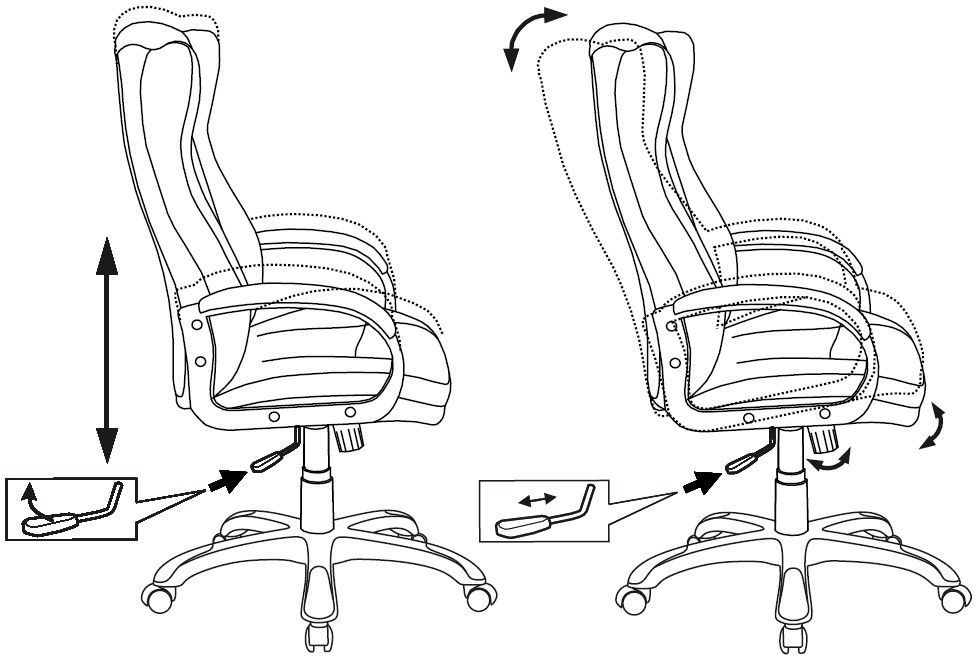 Кресло руководителя Бюрократ CH-879N