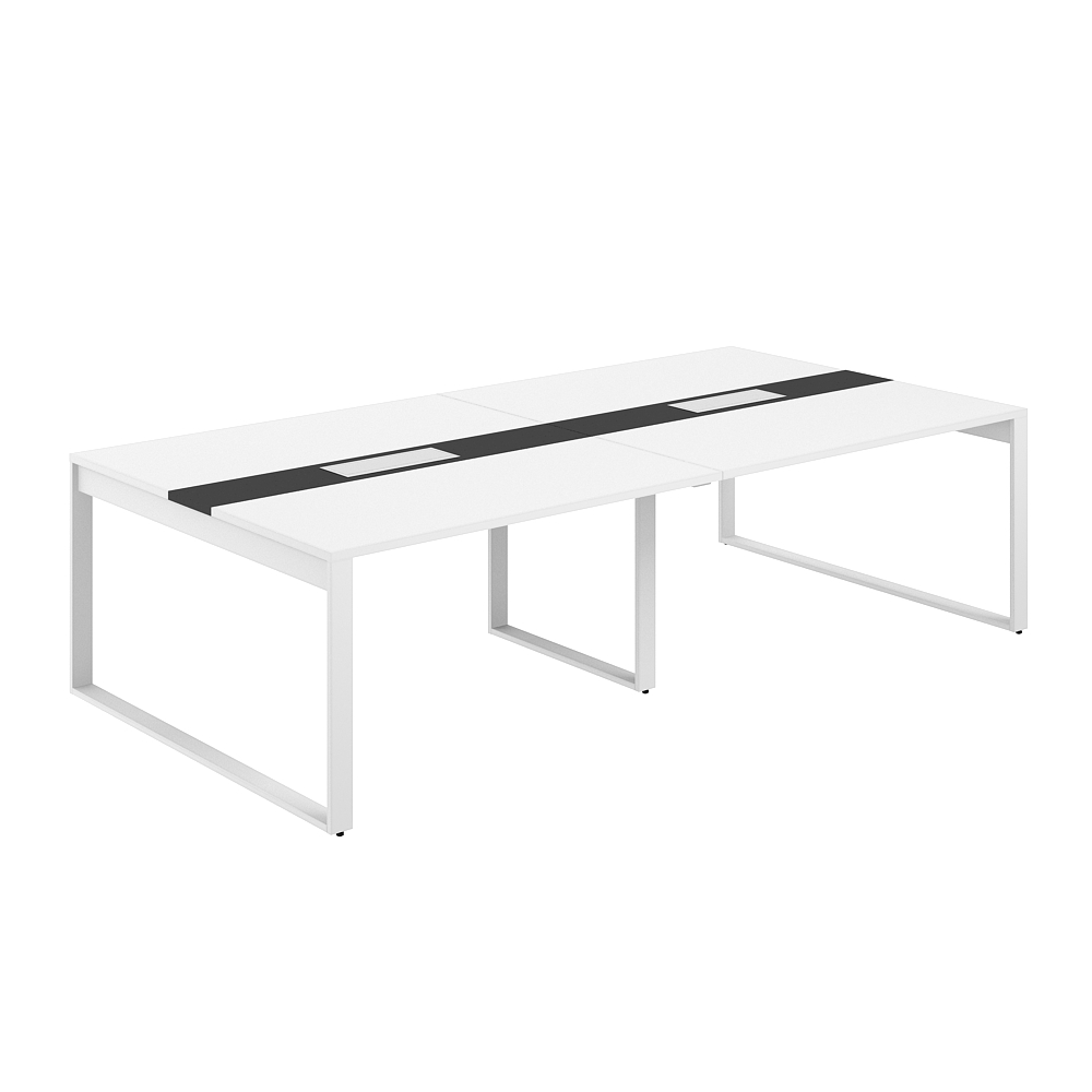 Стол для переговоров 2800х1438х750 AG.2-2814.WH.72.WH.AN