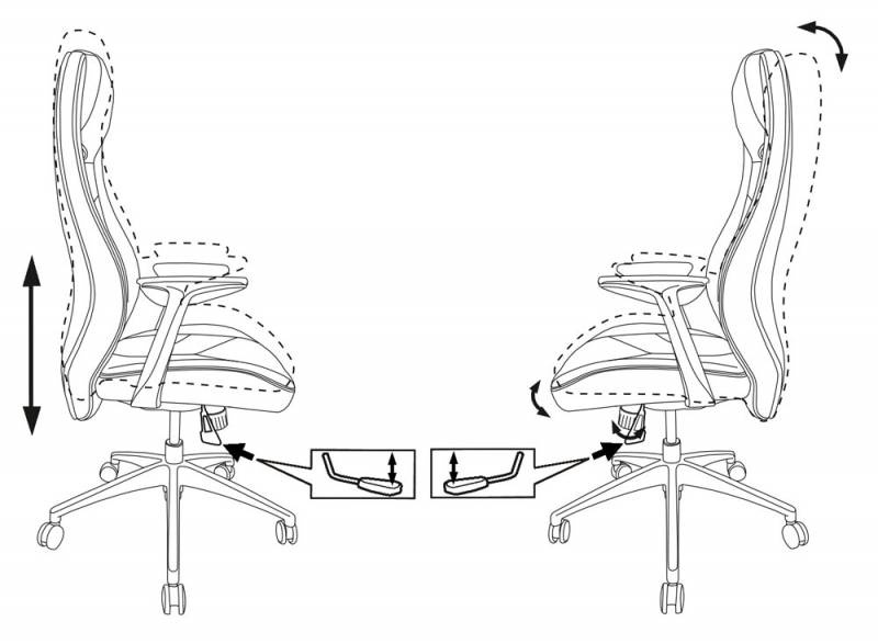 Кресло руководителя Бюрократ _Zen
