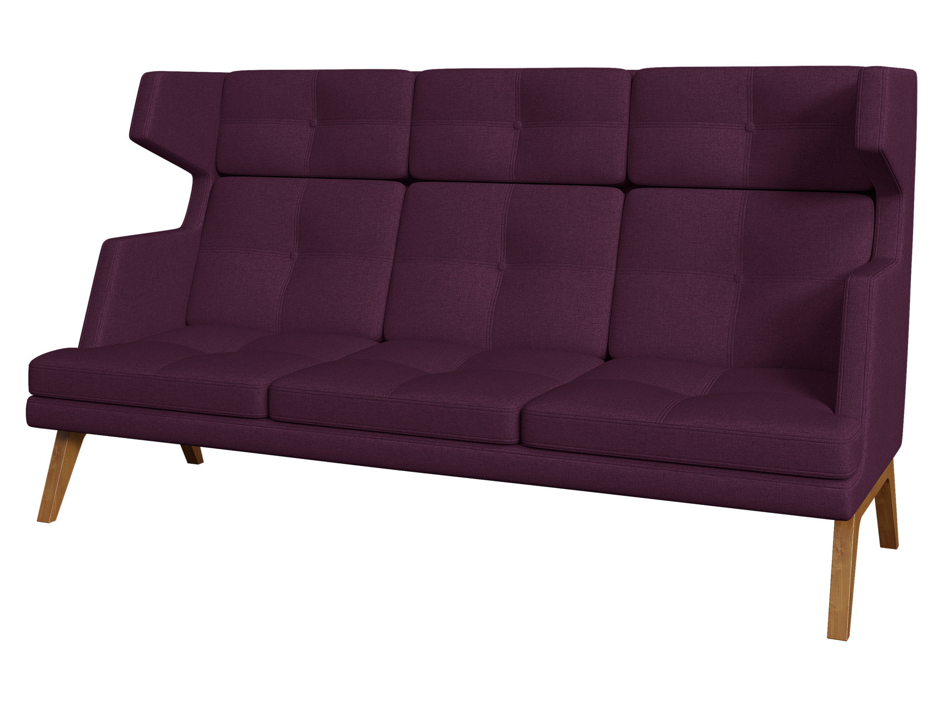 Диван 3-местный высокий Беверли Bev3H