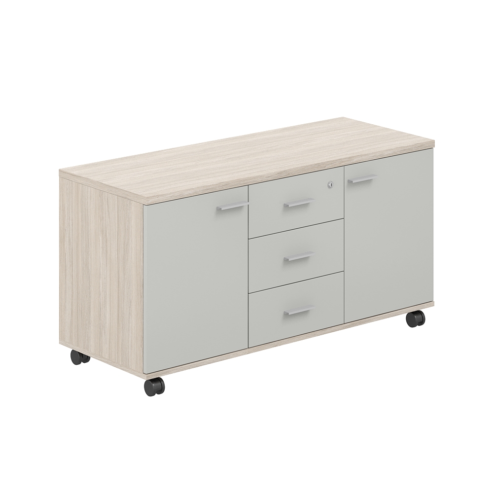 Тумба сервисная с 3 ящ. 1204х460х619, с замком, 2 фасадами SG.621.OL.SH