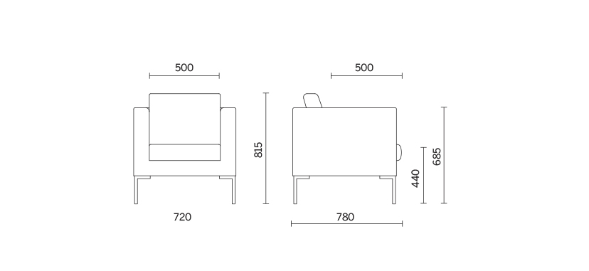 Мягкое кресло Canape