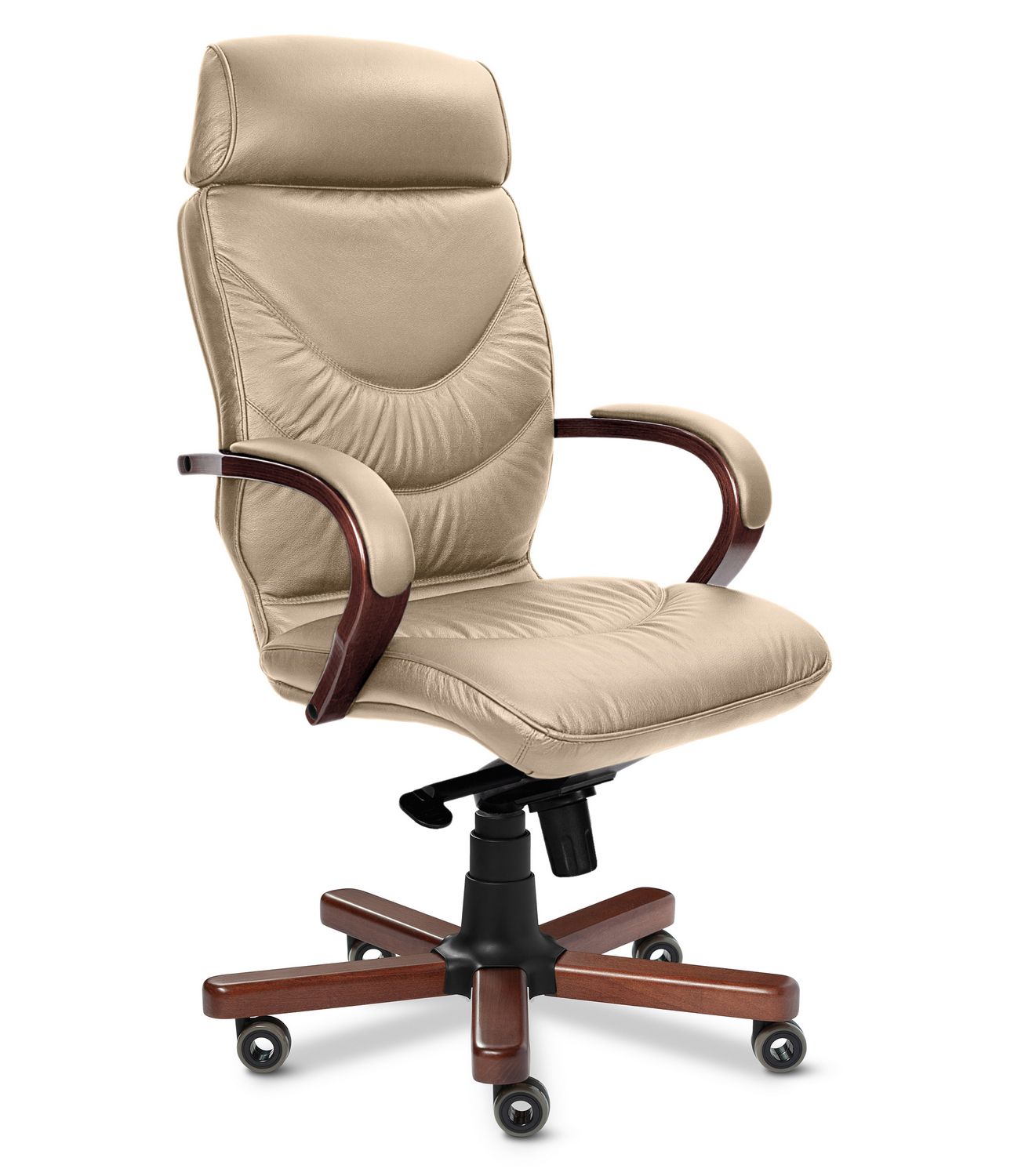 Кресло для руководителя Leeds Wood A