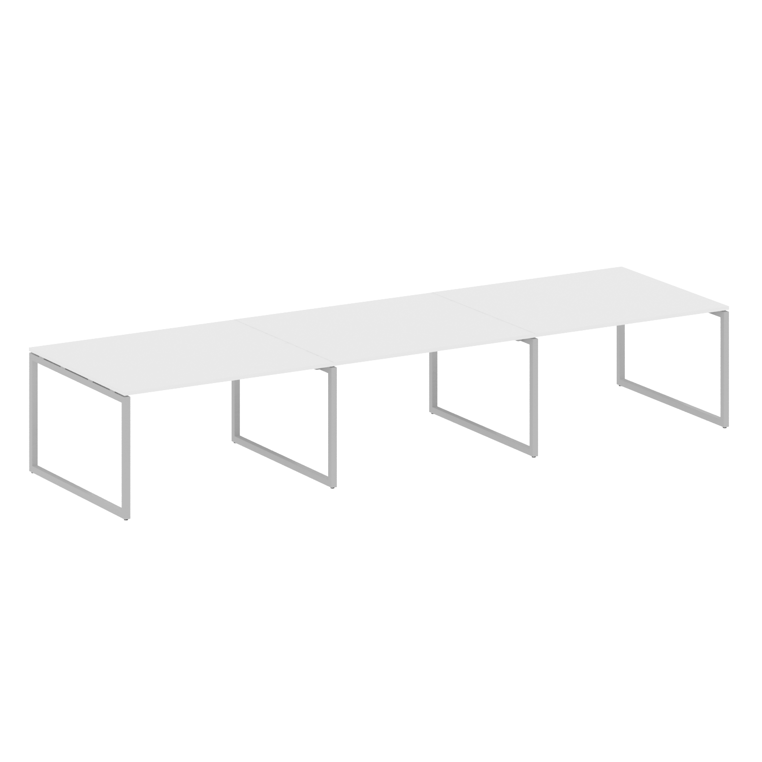 Metal System Quattro Перег. стол (3 столешницы) на О-оразном м/к 40БО.ПРГ-3.3