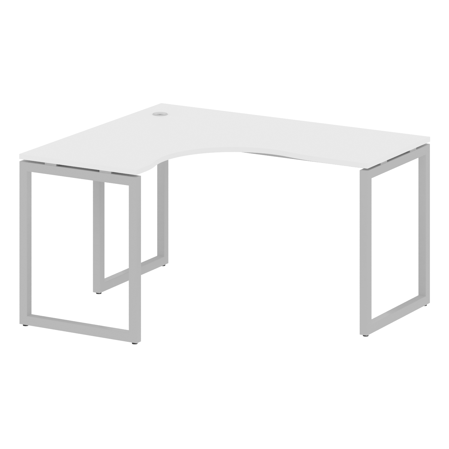 Metal System Quattro Стол криволинейный левый на О-образном м/к 40БО.СА-3 (L)