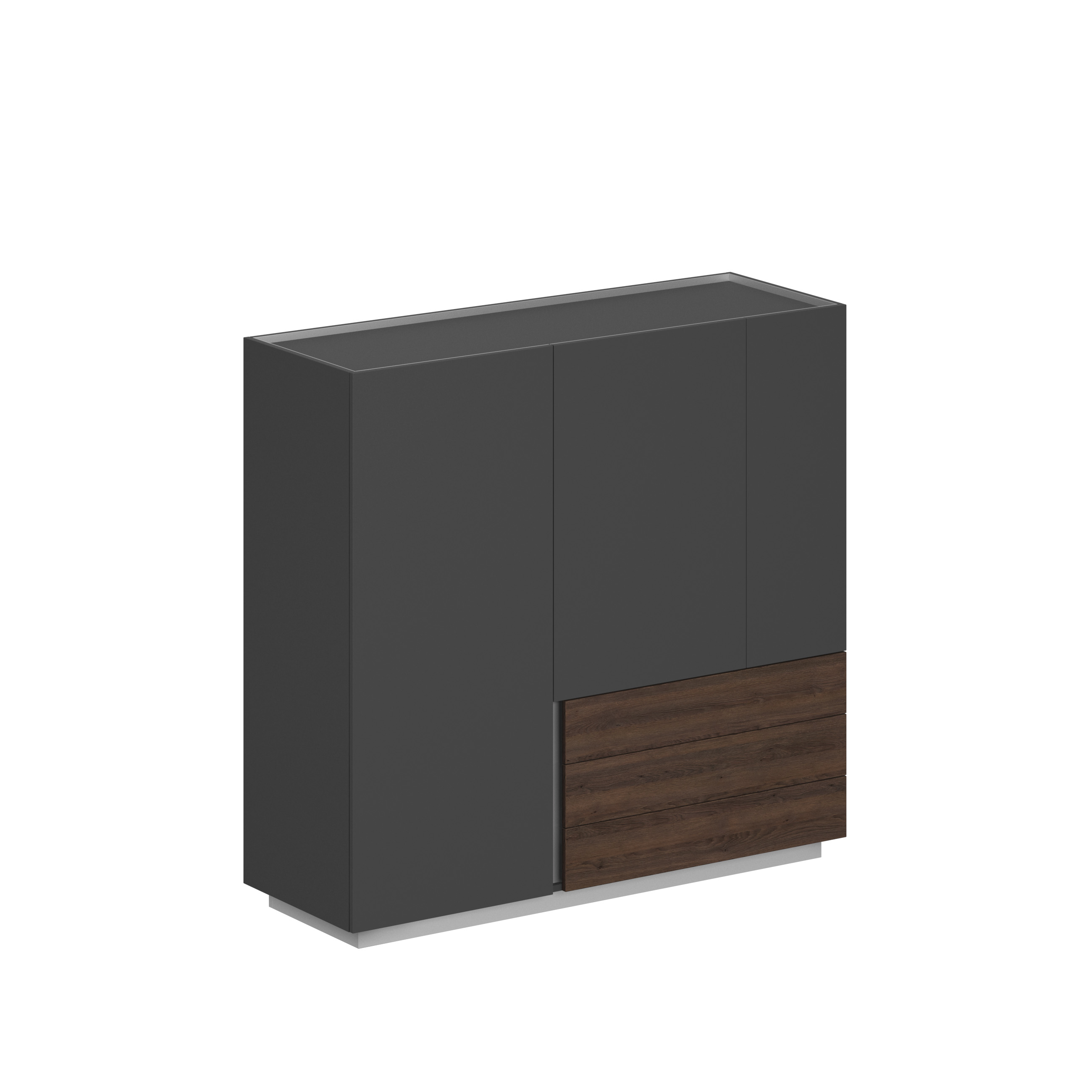 Шкаф 1600x550x1520, правый OL-20-17.OS.OS.DT.R