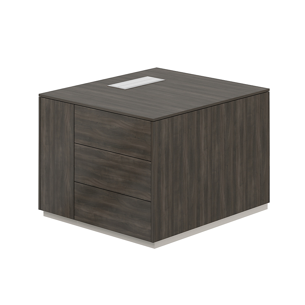 Тумба опорная обвязка BT, фасады BT, левая NZ-0202.BT.BT.L