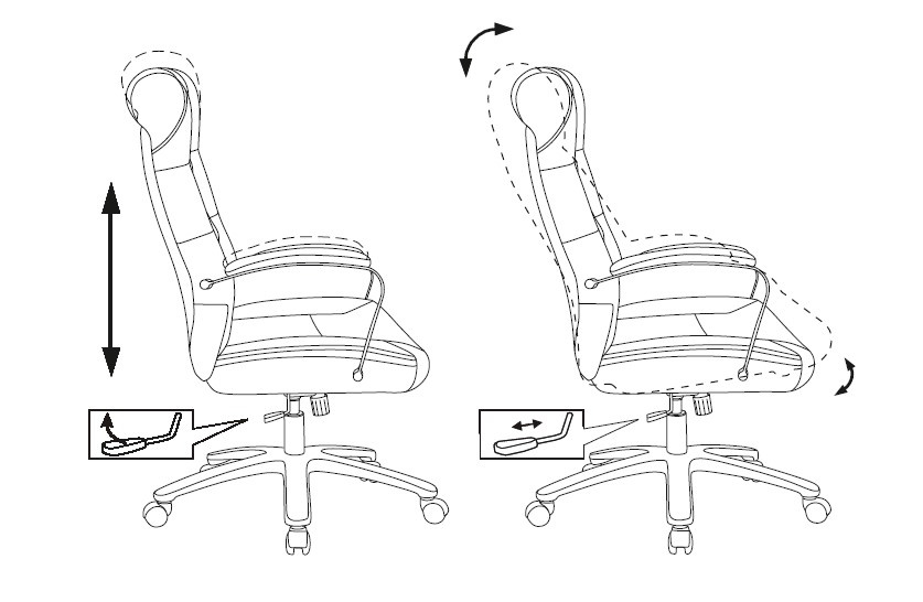 Кресло руководителя Бюрократ T-9928SL