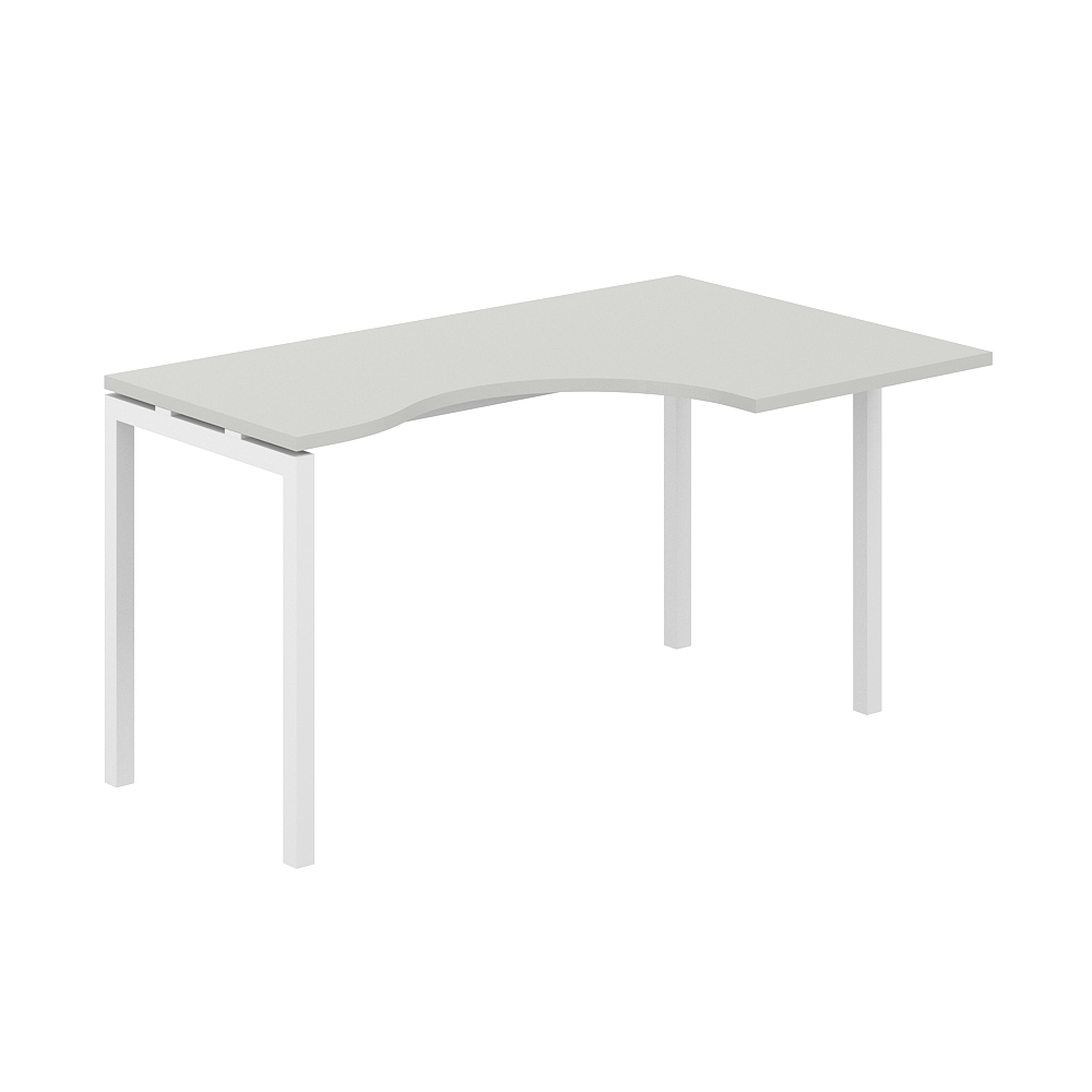 Стол эргономичный 1400х900х750 правый МК40х40 SG.231.SH.44.WH.R