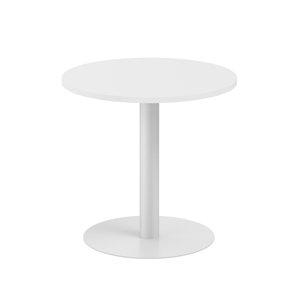 Стол переговорный круглый D800х750 SG.277.WH.GR